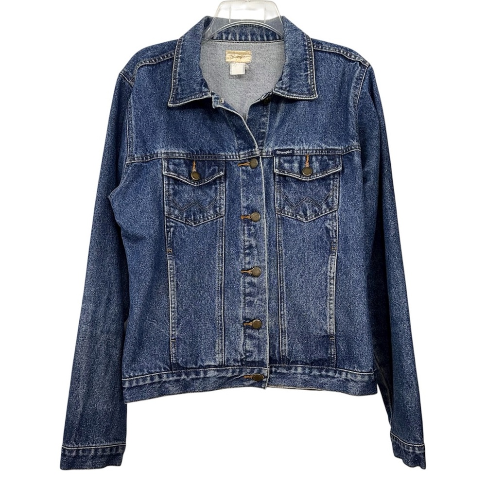 Vintage Wrangler Denim Jacket Button Front Approx. Women’s Size Medium